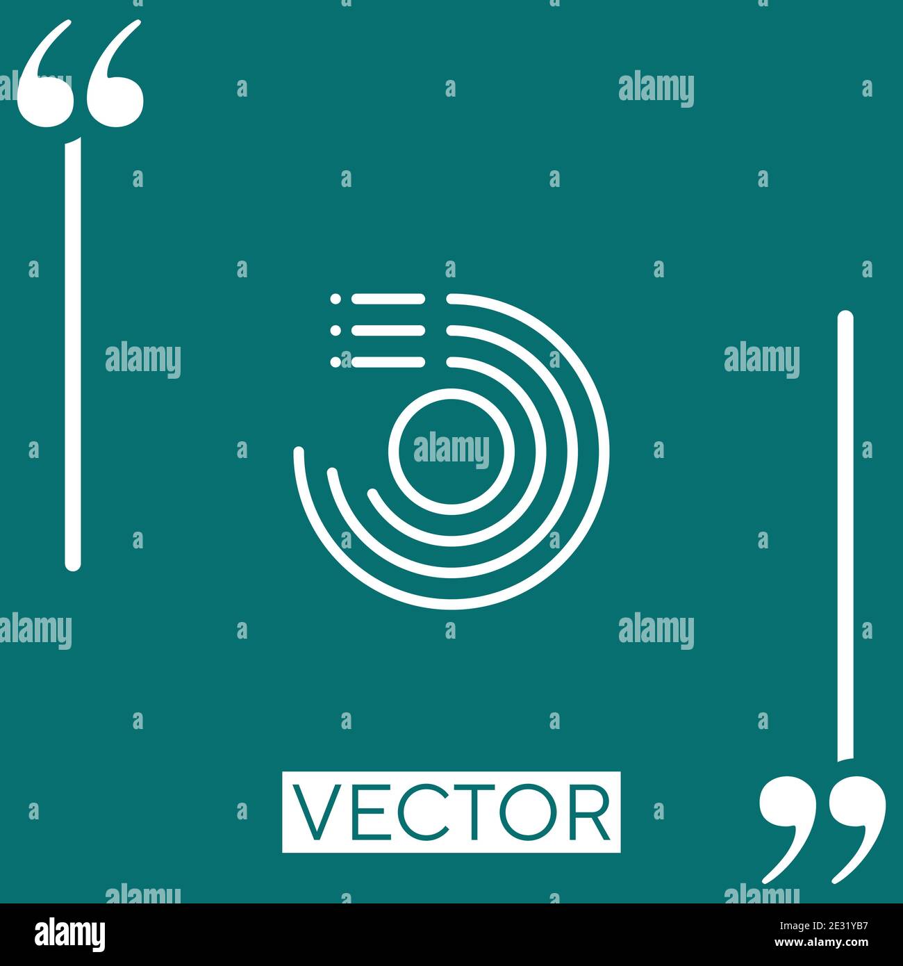 diagram vector icon Linear icon. Editable stroke line Stock Vector ...