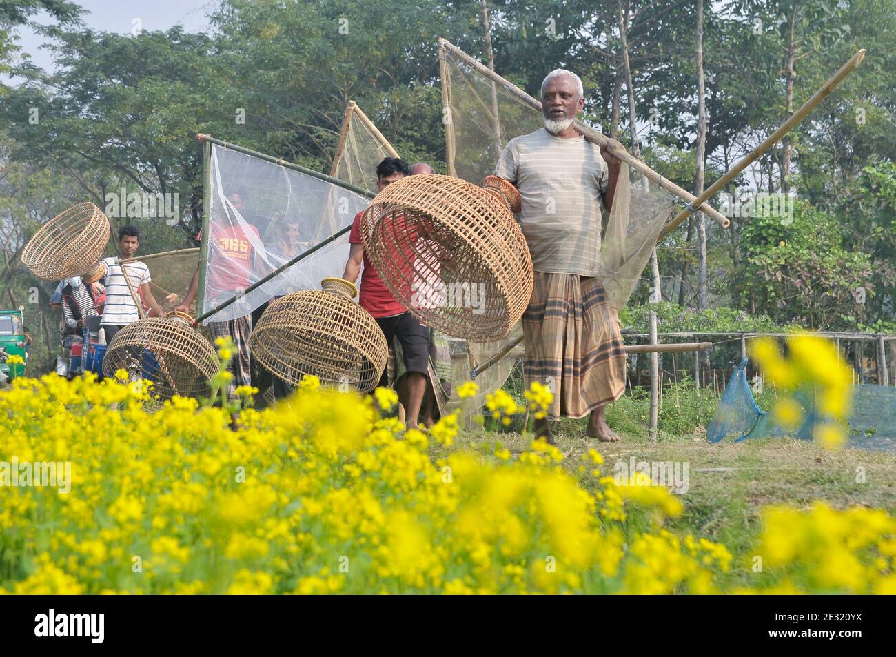 Polo Bawa Utshob, a 200 year old festival. Villagers gather with their