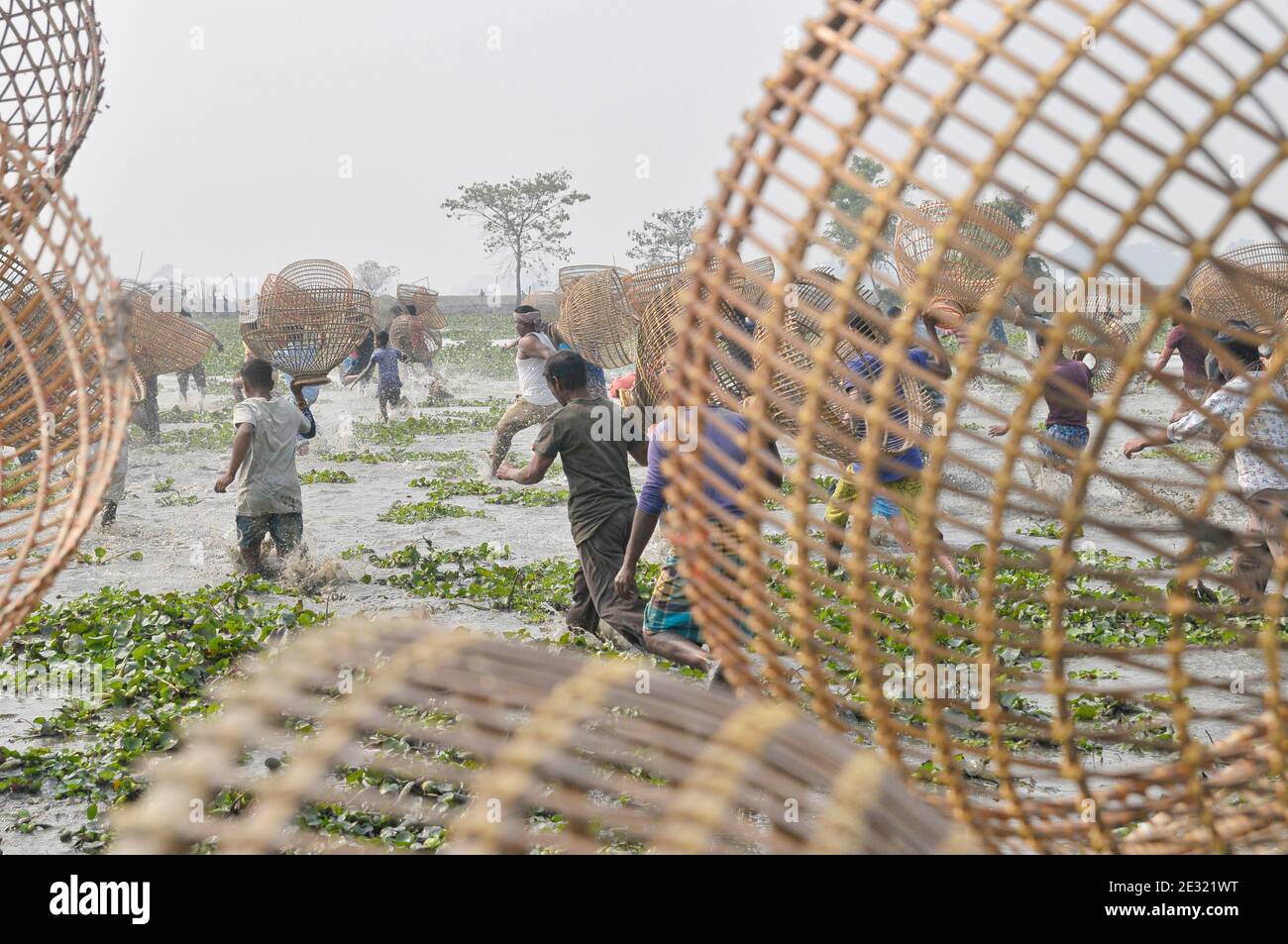 Polo Bawa Utshob, a 200 year old festival. Villagers gather with their