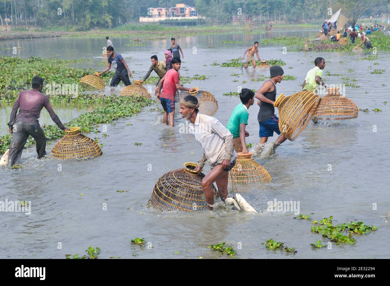 Polo Bawa Utshob, a 200 year old festival. Villagers gather with their