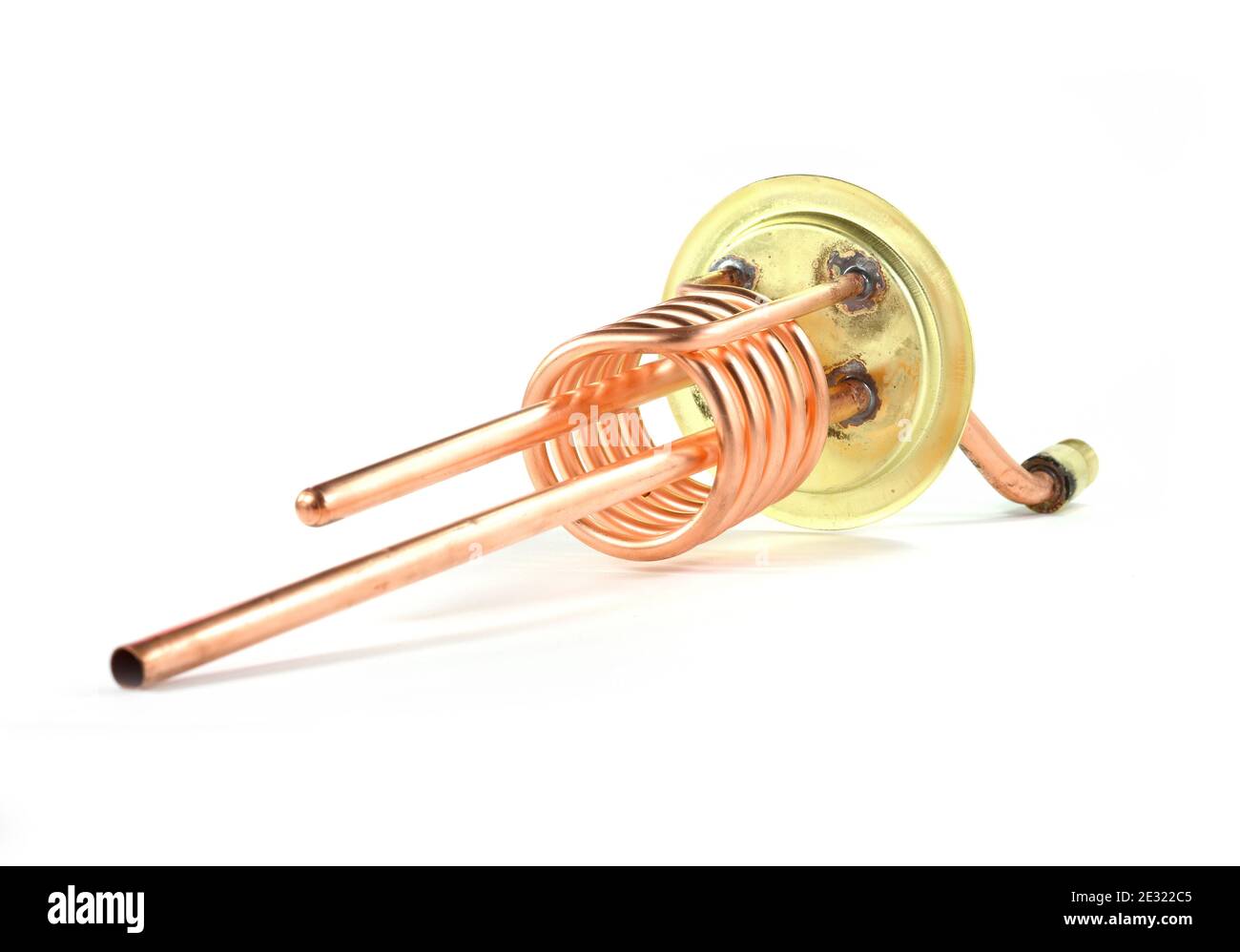 Electric heating element isolated on white background Stock Photo Alamy