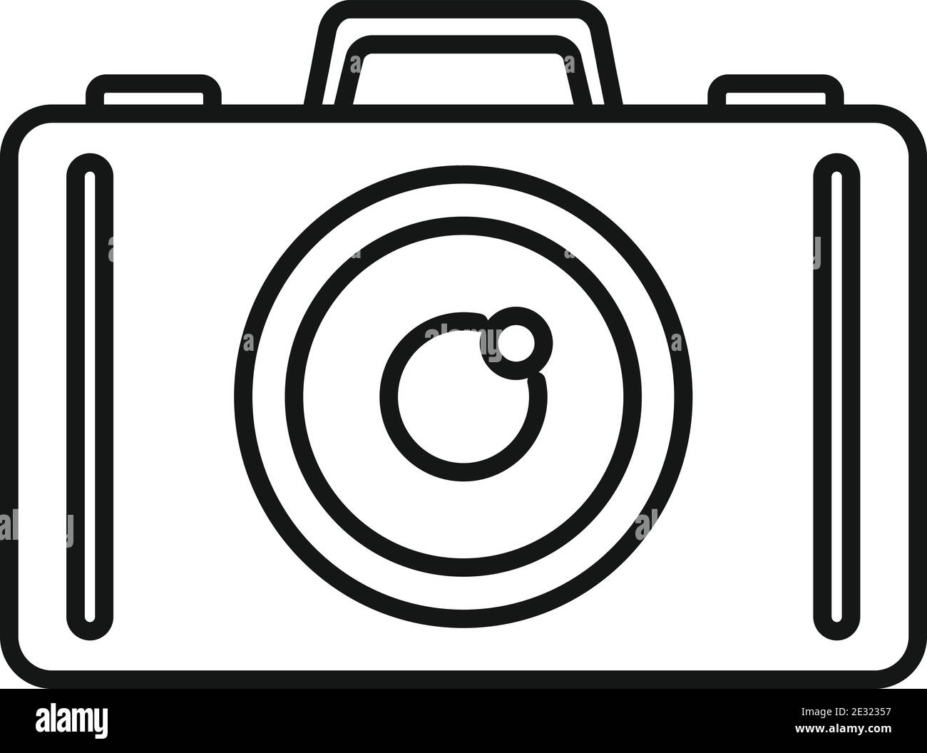Guard camera icon, outline style Stock Vector Image & Art - Alamy