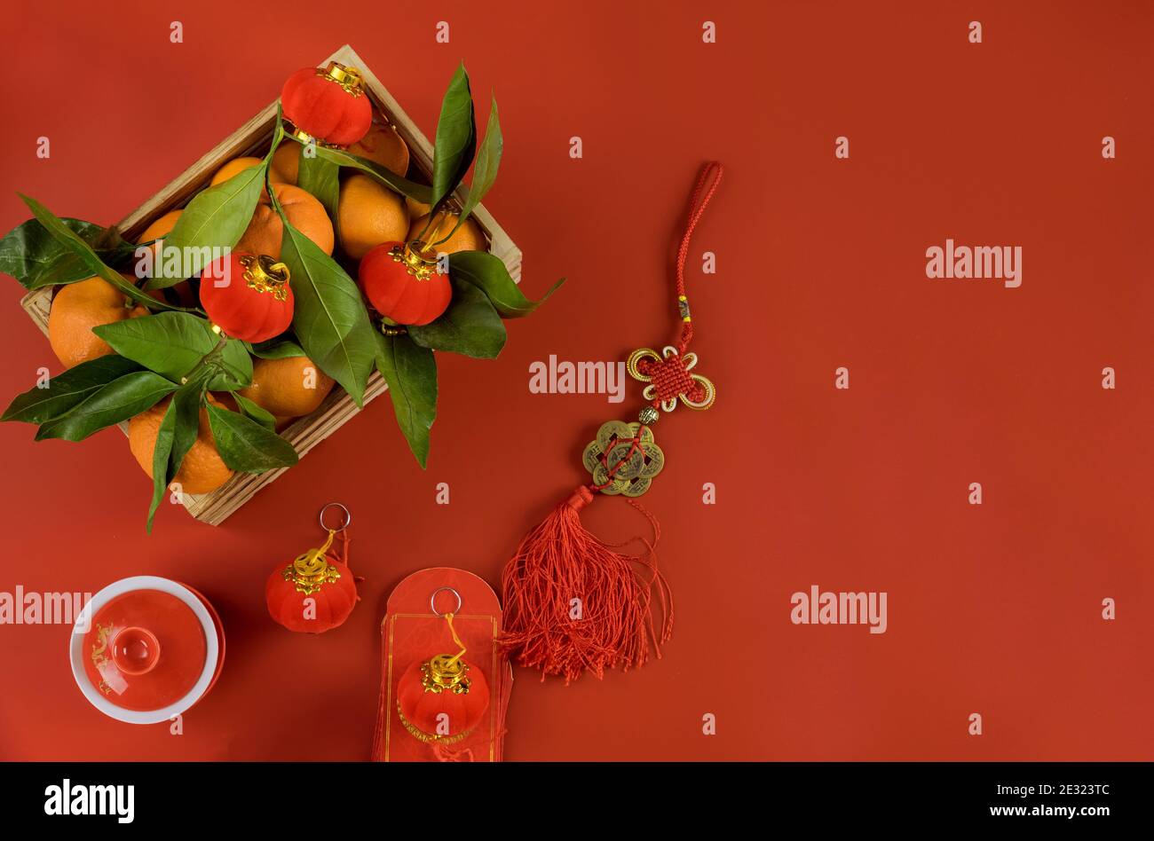 chinese new year orange decoration