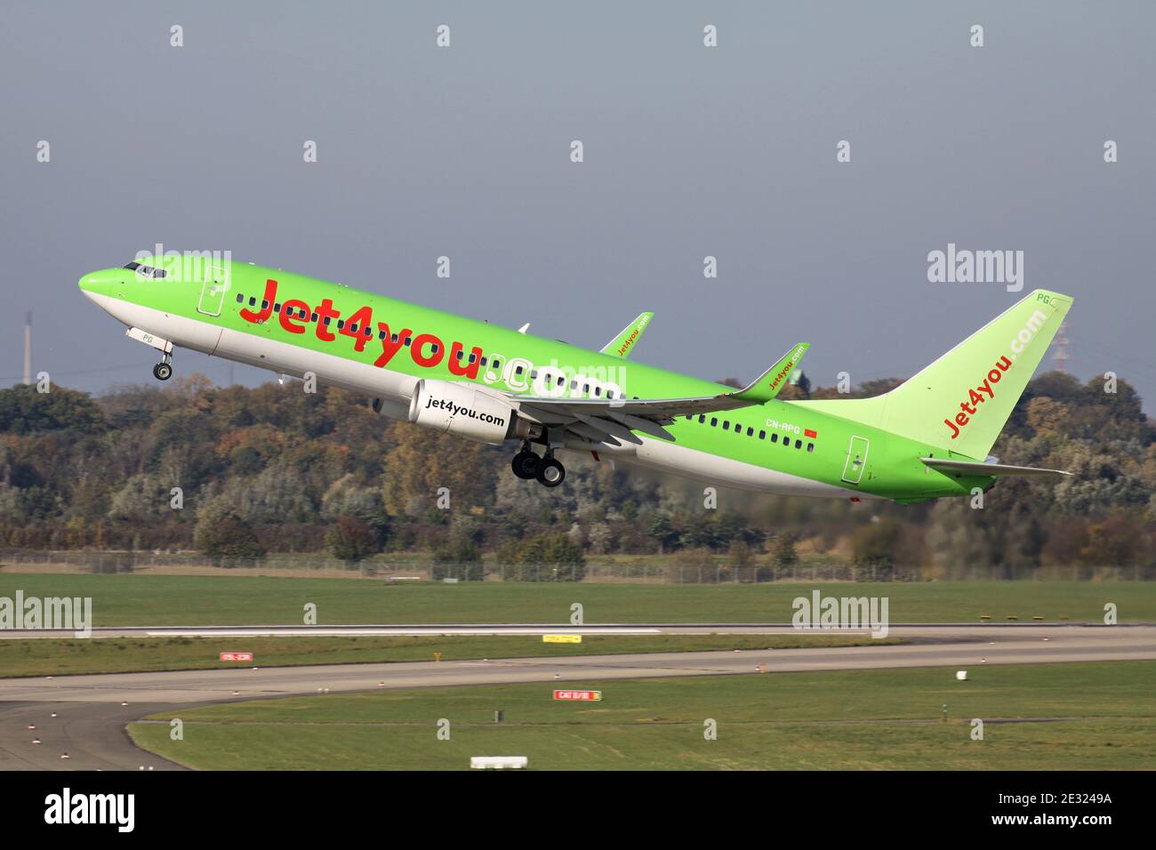 Moroccan Jet4You Boeing 737-800 with registration CN-RPG just