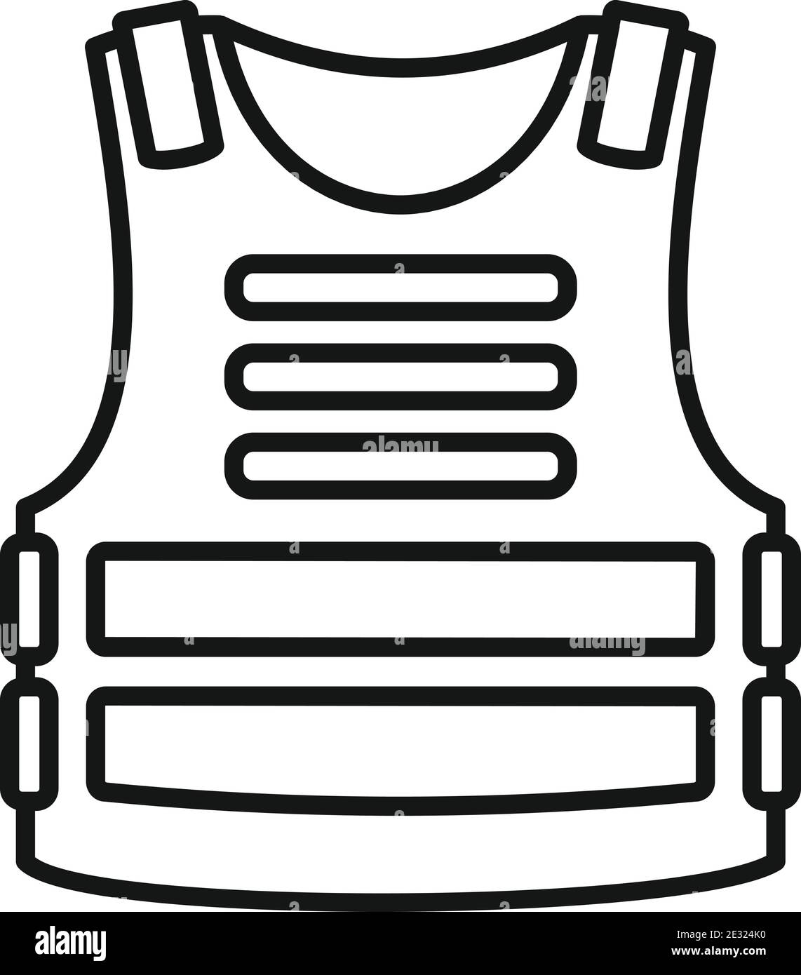 Bullet proof vest Black and White Stock Photos & Images - Alamy