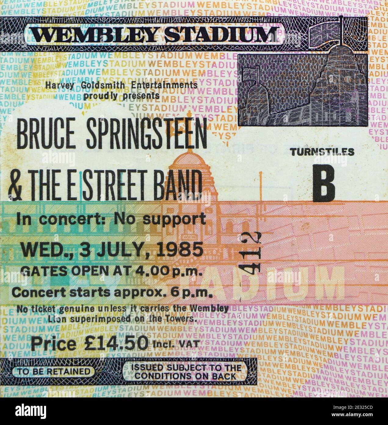 Bruce Springsteen 2024 Tour Wembley Stadium Sal Lesley