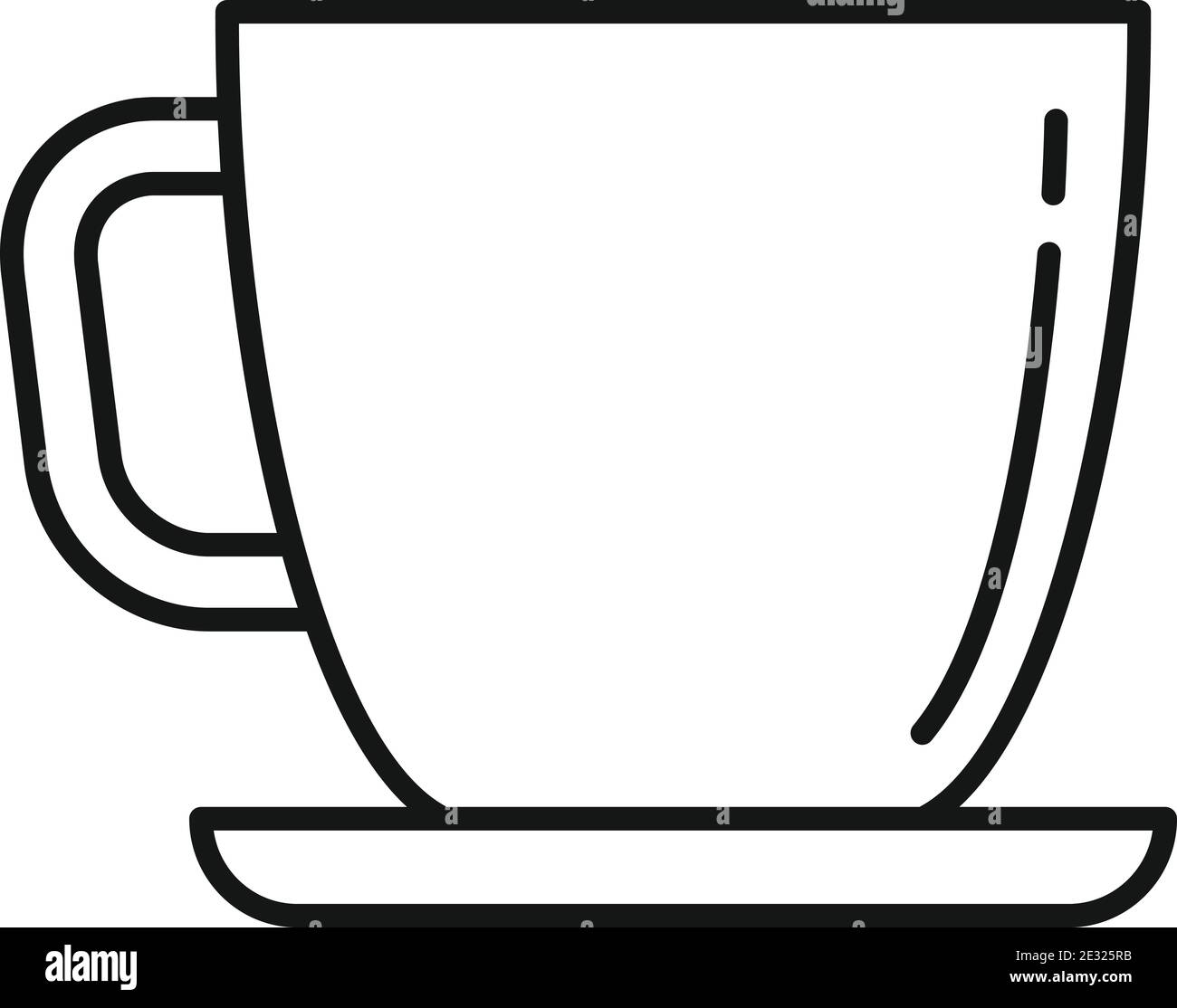 Office coffee cup icon, outline style Stock Vector Image & Art Alamy