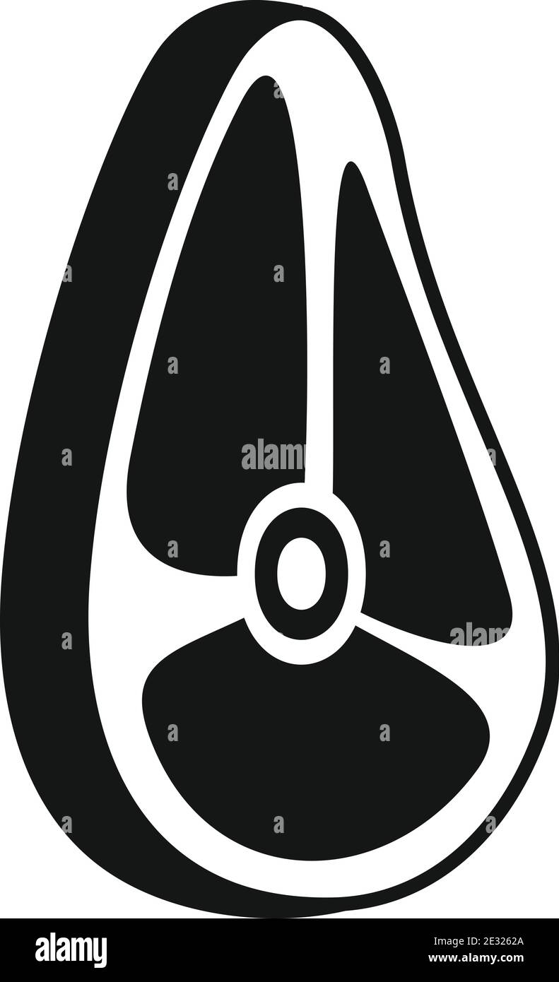 Steak icon, simple style Stock Vector Image & Art - Alamy