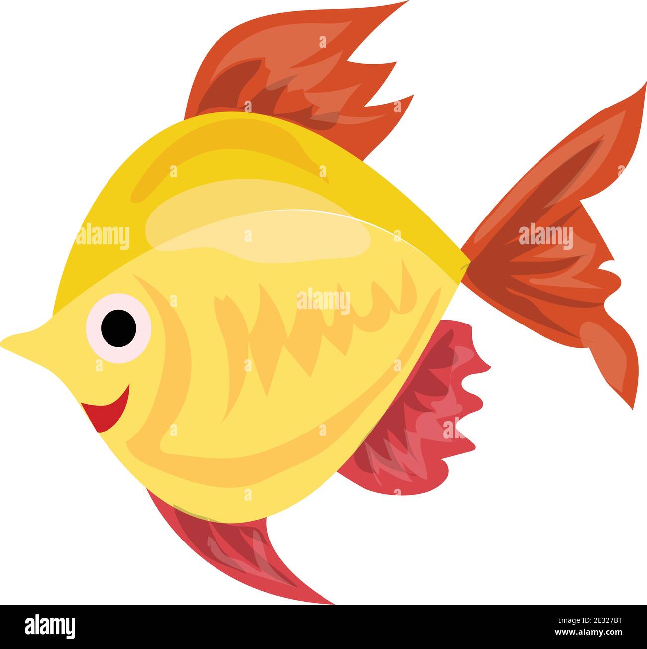 Aquarium gold fish icon, cartoon style Stock Vector Image & Art - Alamy