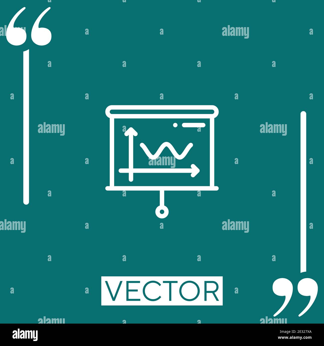 risks vector icon Linear icon. Editable stroke line Stock Vector