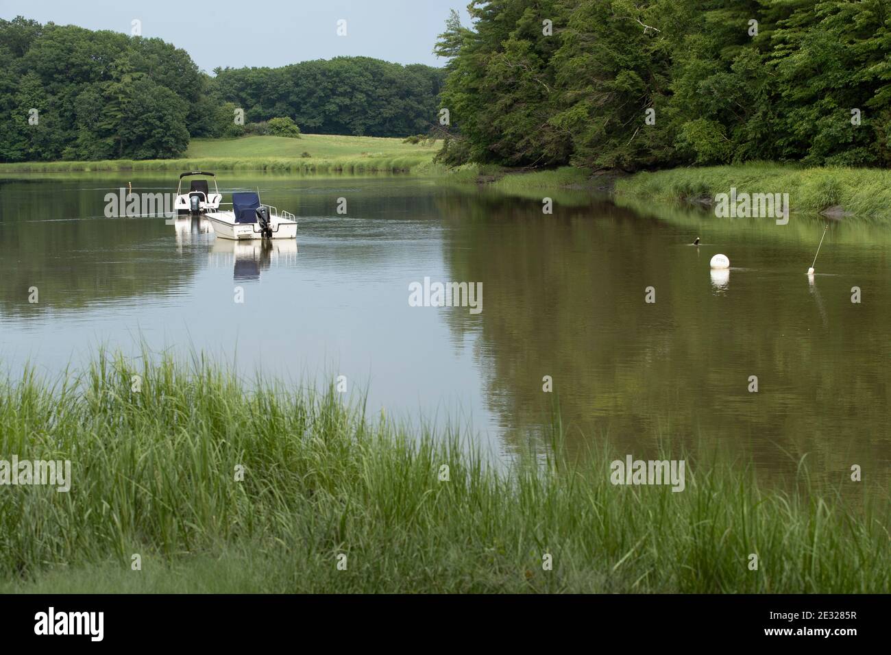 Formed by confluence of Salmon Falls and Cochero Rivers, the Piscataqua