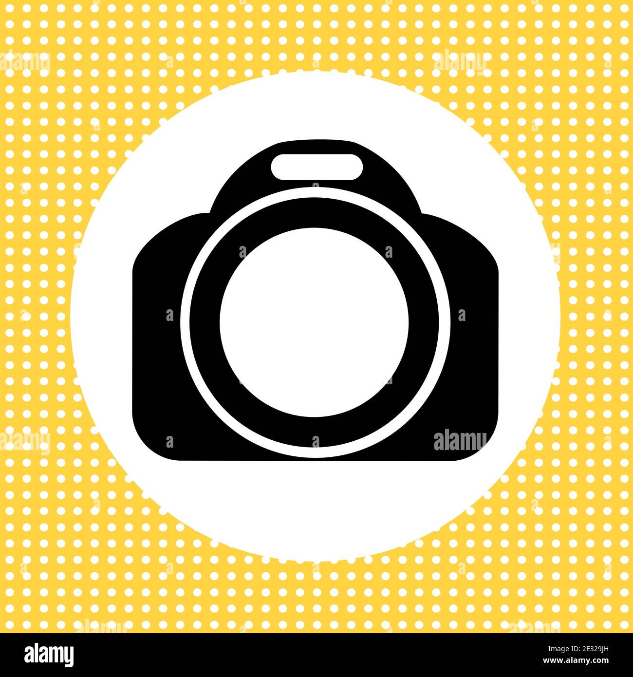 Camera icon on a white background. Graphic element for design. Vector ...