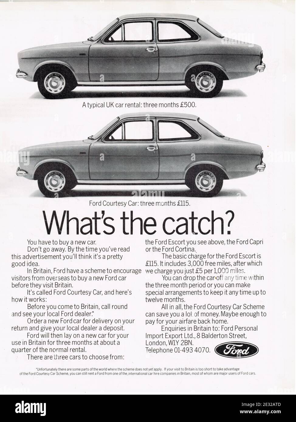 ford taunus coupe occasion on Ford Advertisement High Resolution Stock Photography And Images Alamy