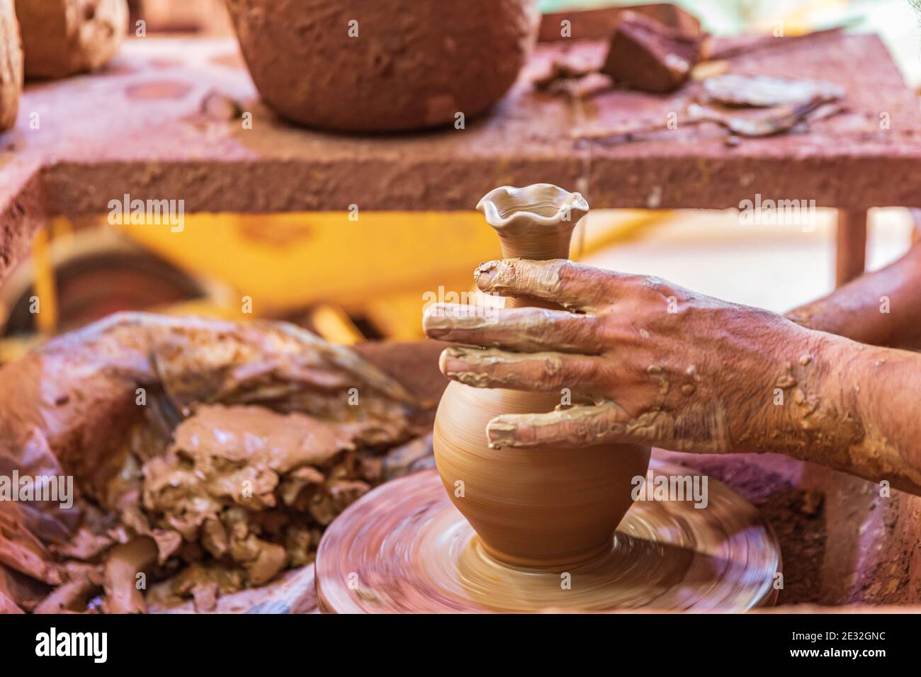 Middle East, Arabian Peninsula, Oman, Ad Dakhiliyah, Bahla. Oct. 23