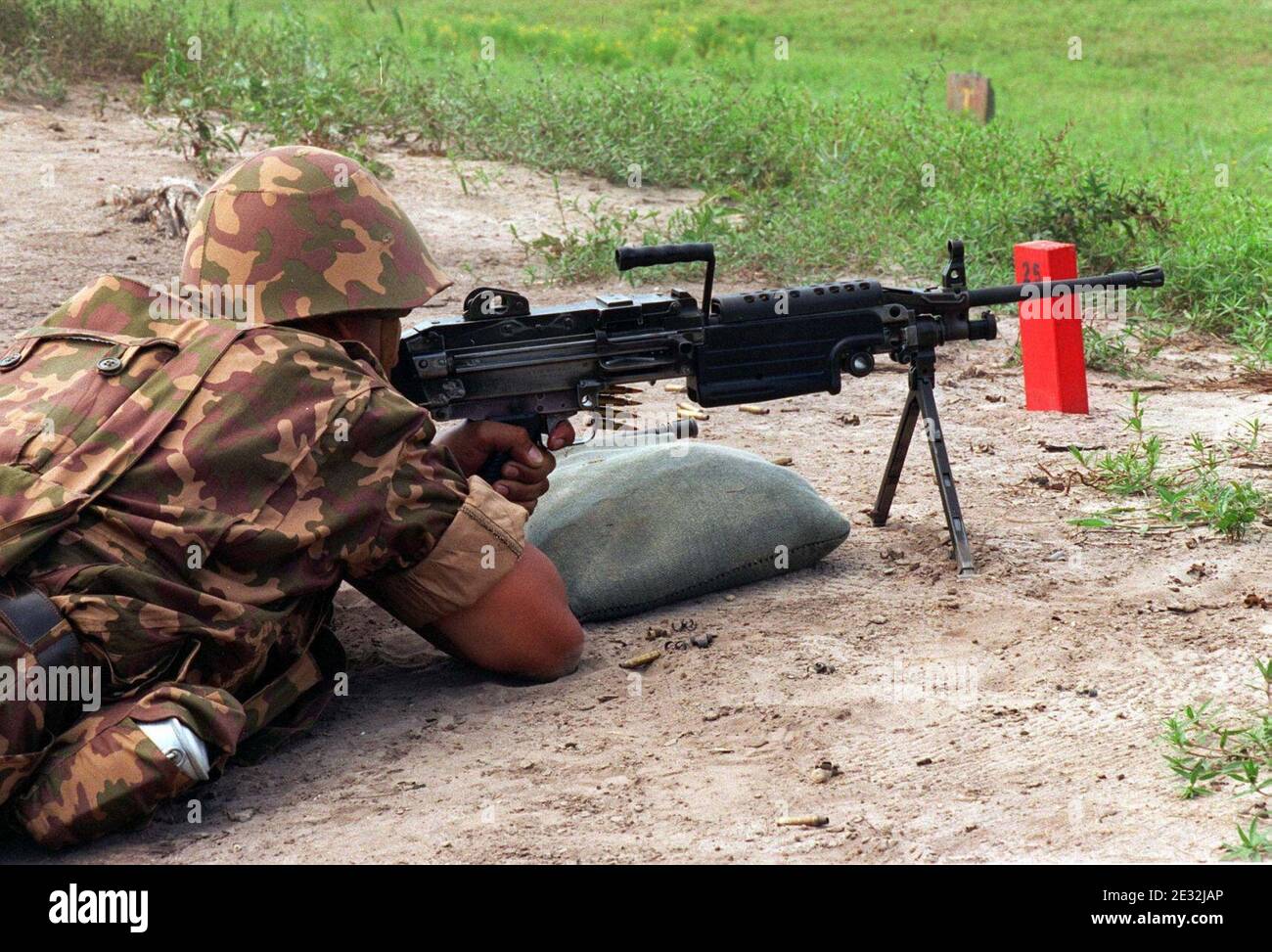M249 FN MINIMI DM-SD-98-02830. Stock Photo