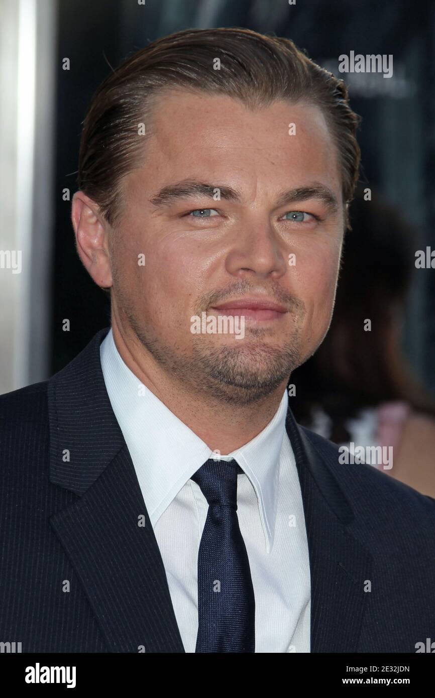 Leonardo DiCaprio arriving for the L.A. premiere of 'Inception' held at the Chinese Theatre in Los Angeles, CA, USA on July 13, 2010. Photo by Baxter/ABACAPRESS.COM Stock Photo