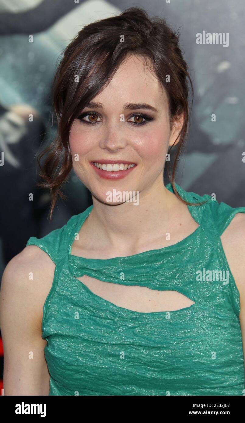Ellen Page arriving for the L.A. premiere of 'Inception' held at the