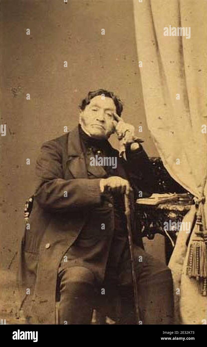 Ludwig Casimir Wilhelm Heinrich Clemens zu Benthein-Steinfurt 1865 by Georg E. Hansen 01. Stock Photo