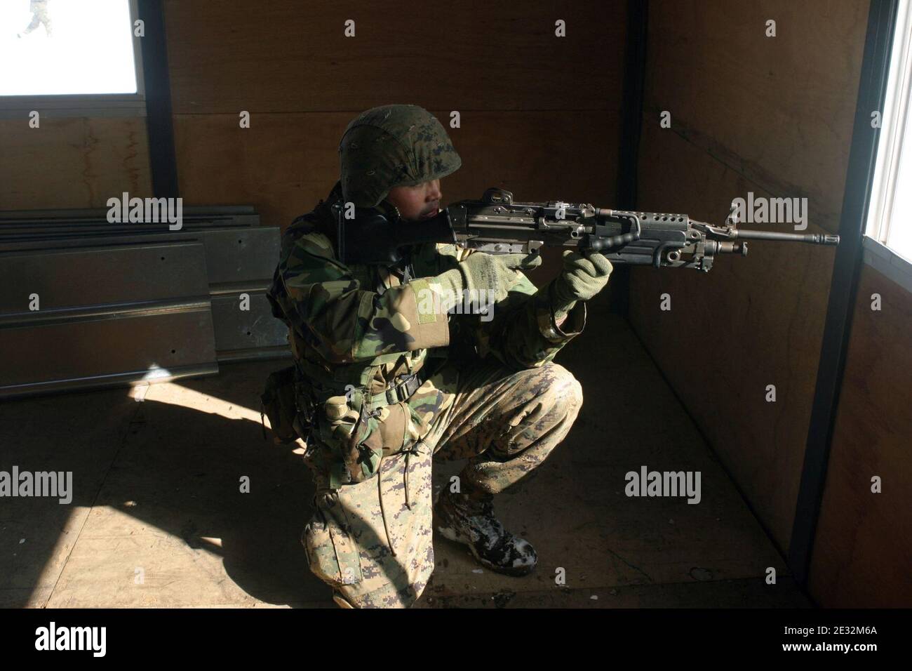 M249 FN MINIMI DM-SD-06-06308. Stock Photo