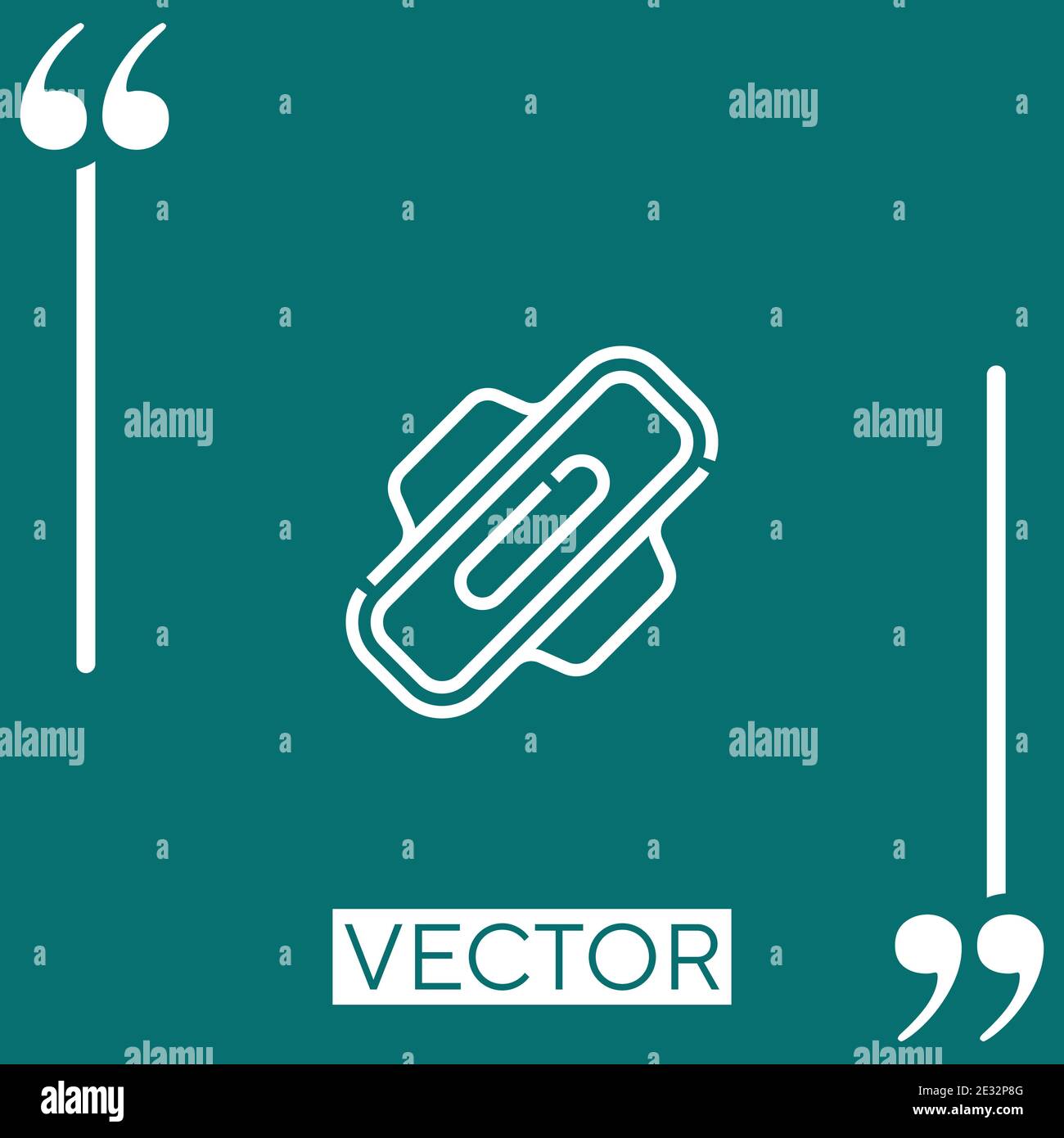 sanitary vector icon Linear icon. Editable stroke line Stock Vector