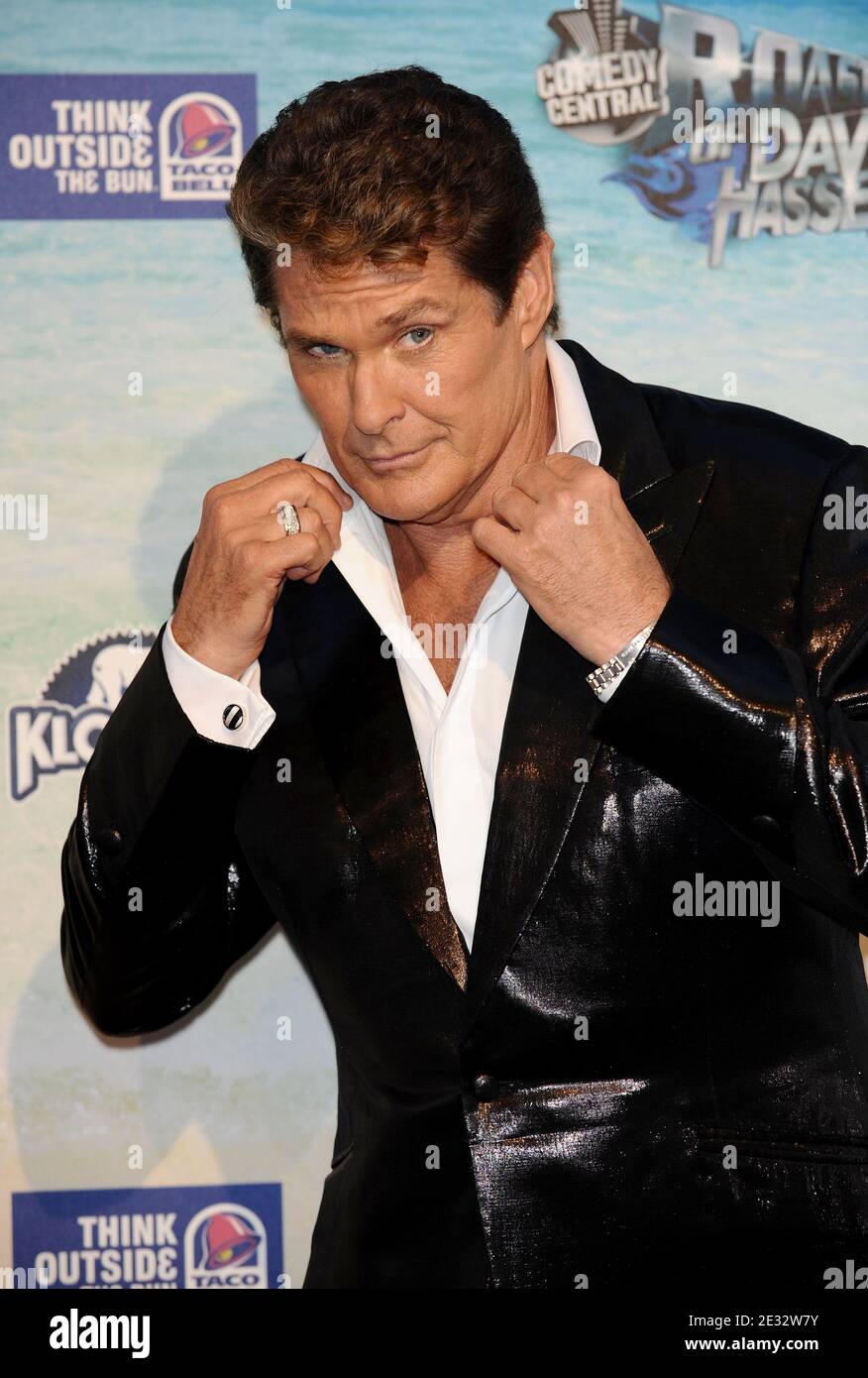 David Hasselhoff arriving at the Comedy Central Roast Of David