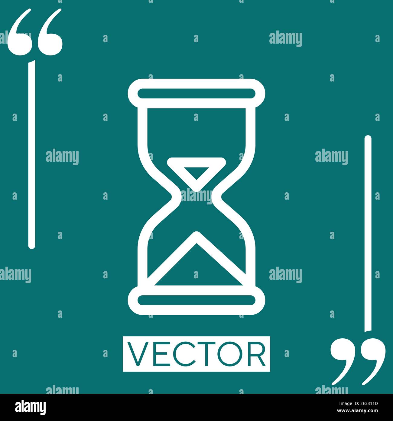 busy vector icon Linear icon. Editable stroked line Stock Vector Image ...