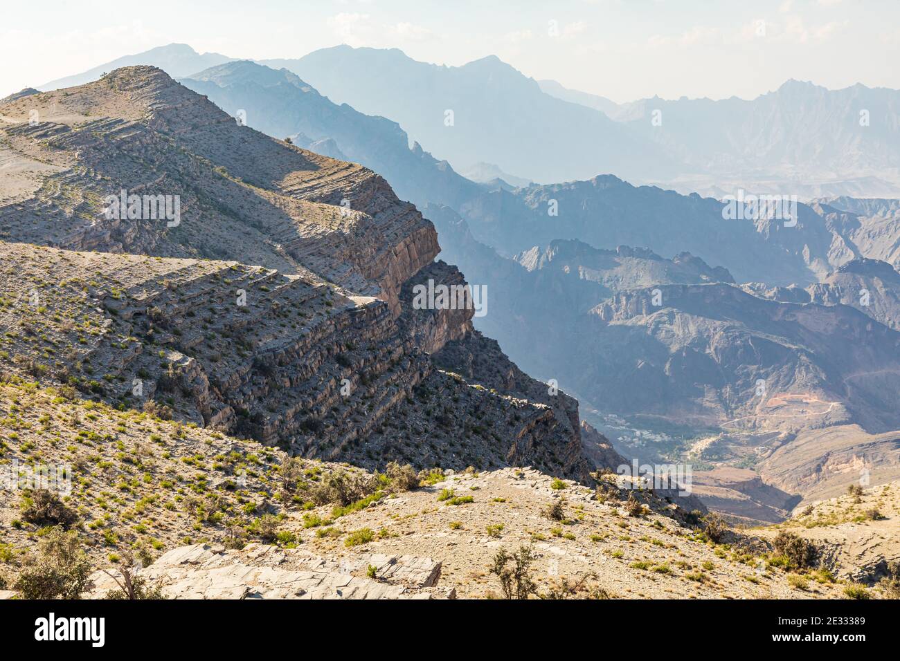 Middle East, Arabian Peninsula, Oman, Ad Dakhiliyah, Al Hamra. The desert  mountains of Oman Stock Photo - Alamy, image size:1300x956