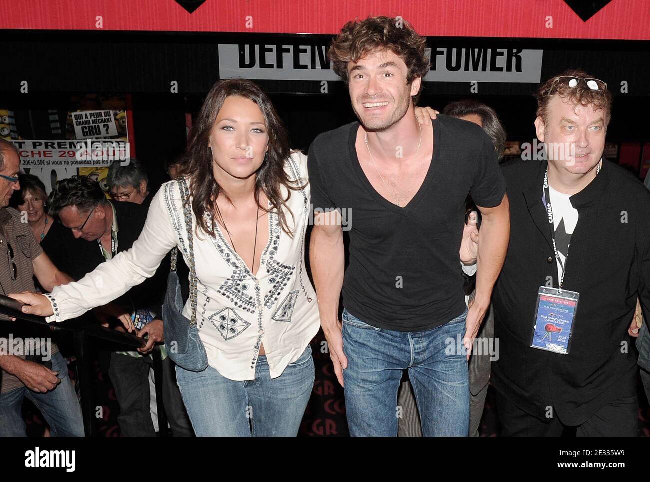 Laura Smet, Yannick Renier and Domique Besnehard attending the premiere