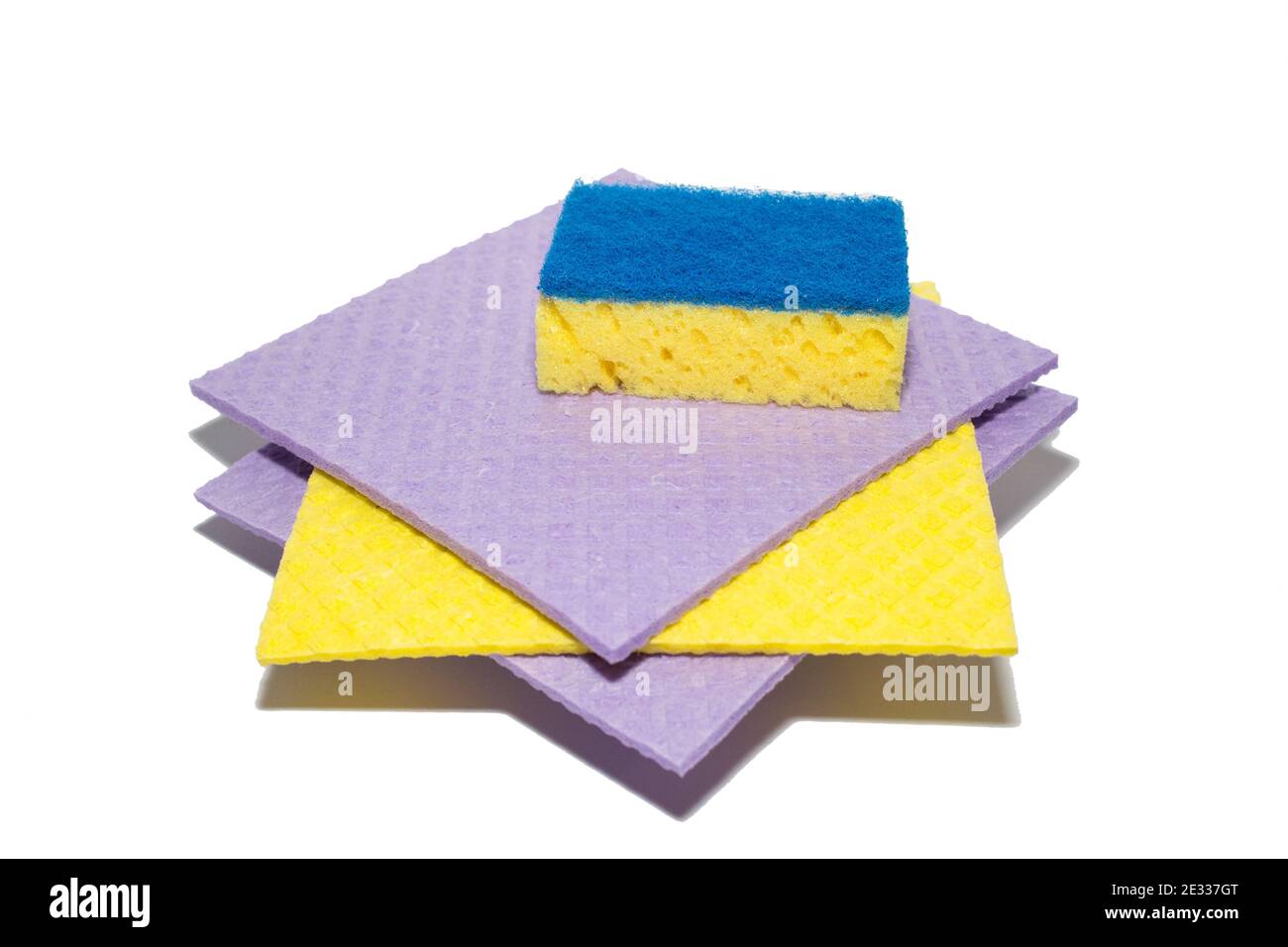 Yellow washing sponge texture Cut Out Stock Images & Pictures Alamy