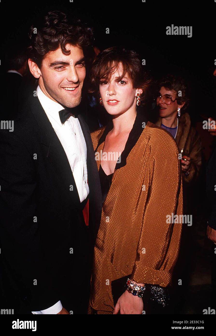 George Clooney And Talia Balsam 1986 Credit: Ralph Dominguez/MediaPunch Stock Photo
