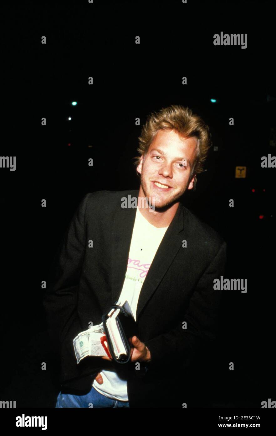 Kiefer Sutherland 1986 Credit: Ralph Dominguez/MediaPunch Stock Photo -  Alamy