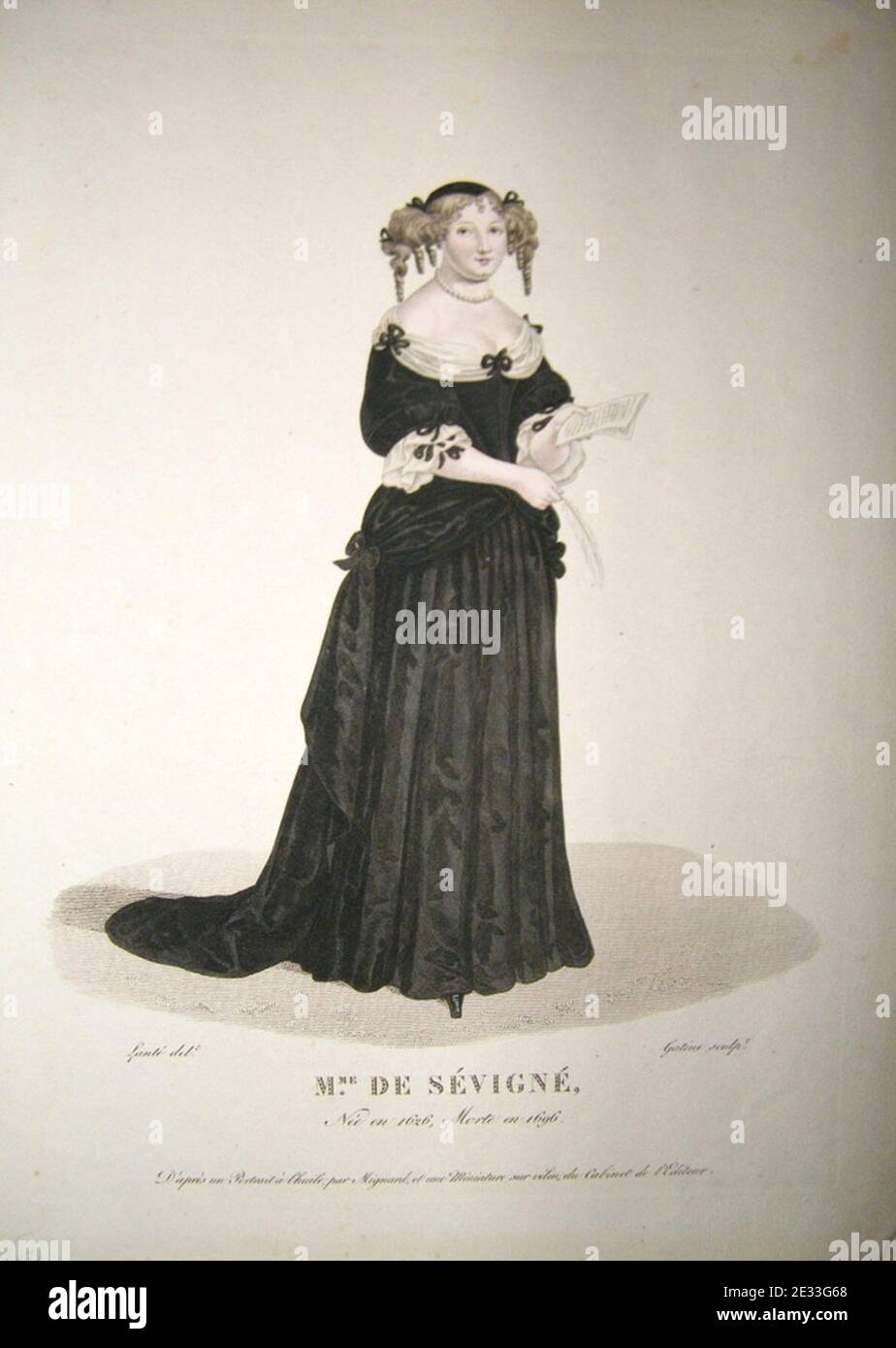 Madame de Sévigné Stock Photo
