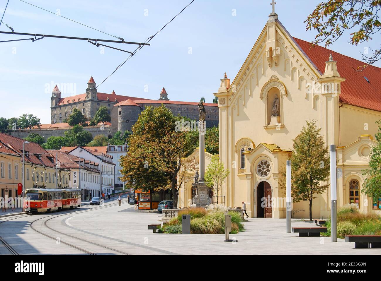 Capuchin Church, Bratislava, Bratislava Region, Slovakia Stock Photo