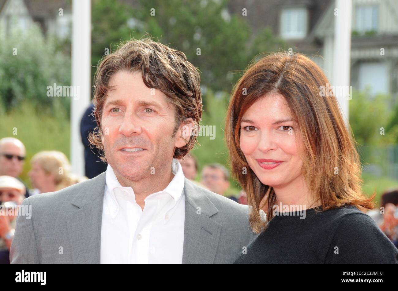 Actordirector Leland Orser and actress Jeanne Tripplehorn arriving to