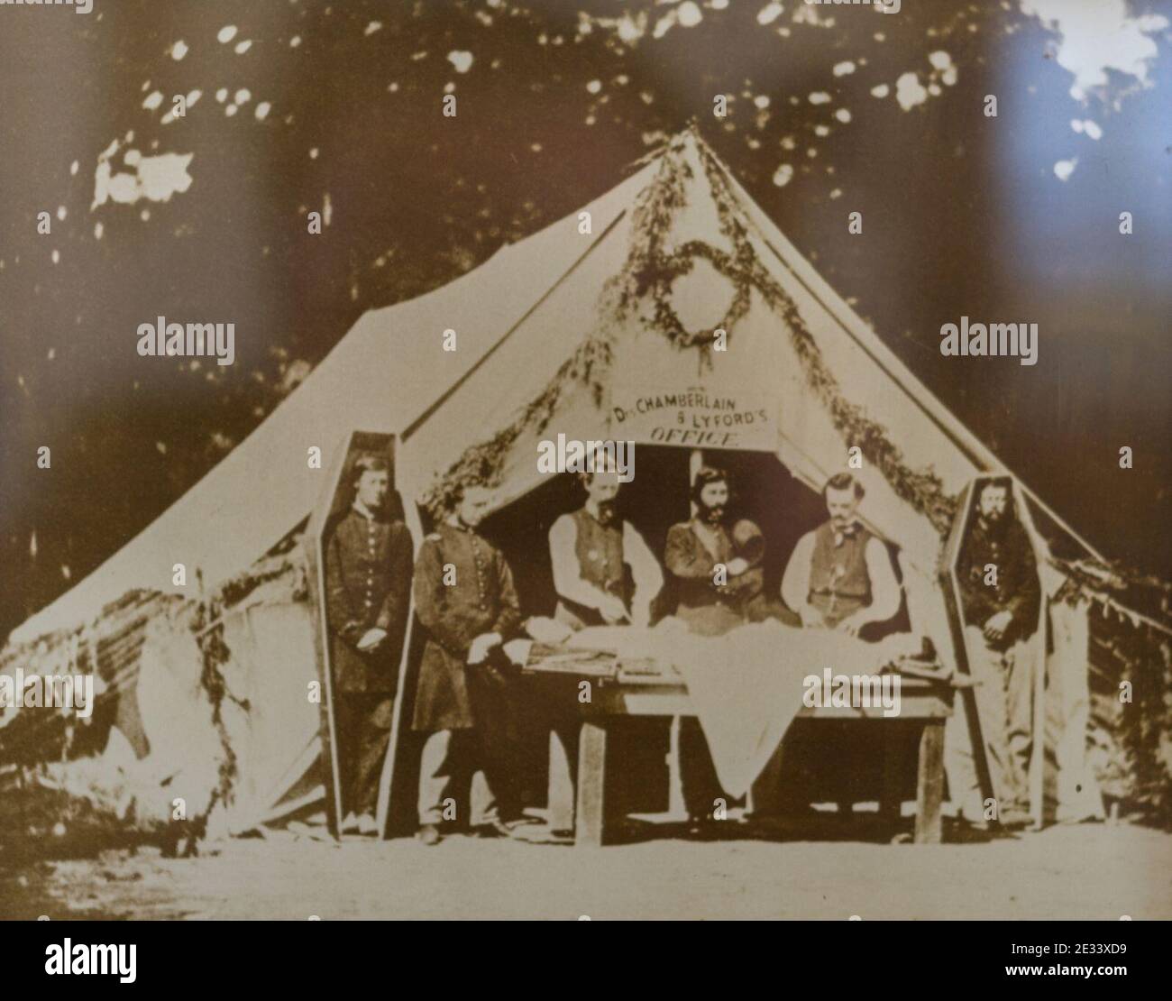 Lyford's Embalming Office, Gettysburg 1863 Stock Photo - Alamy