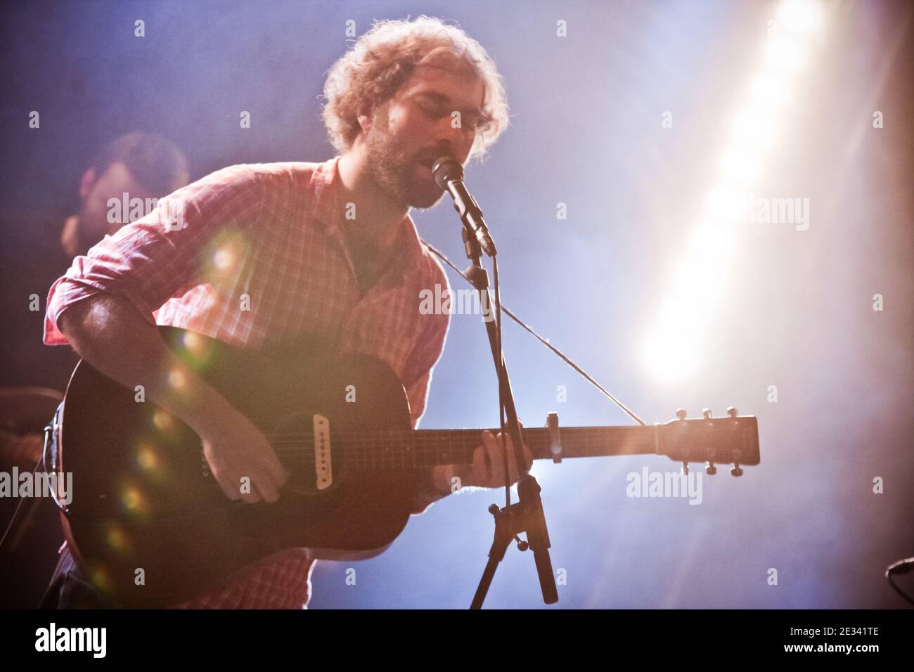French singer Syd Matters performs live during a private concert