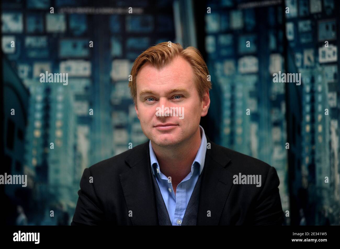 Director Christopher Nolan attends the Photocall of the film 'Inception' in Rome, Italy on September 21, 2010. PHOTO by Eric Vandeville/ABACAPRESS.COM Stock Photo