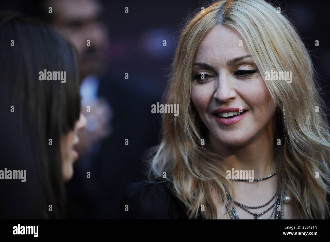 Madonna and Lourdes Leon attend the 'Material Girl' collection launch at Macy's Herald Square in New York City, NY, USA, on September 22, 2010. Photo by Mehdi Taamallah/ABACAPRESS.COM (Pictured: Madonna, Lourdes Leon) Stock Photo