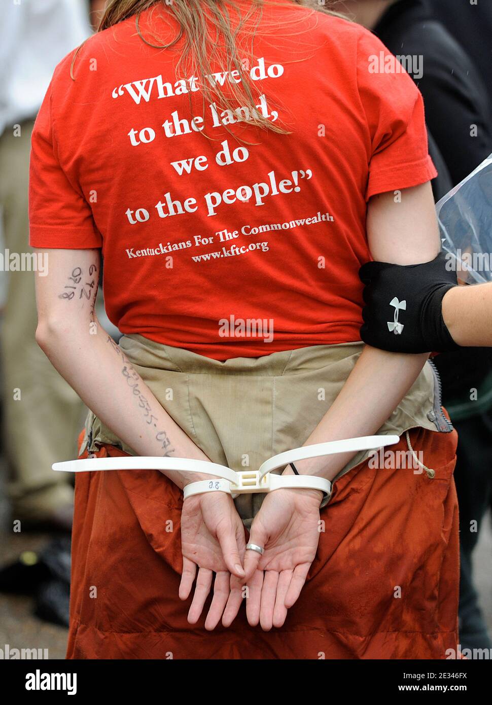 Hundreds Of Environmental Activists Are Arrested In Front Of The White 