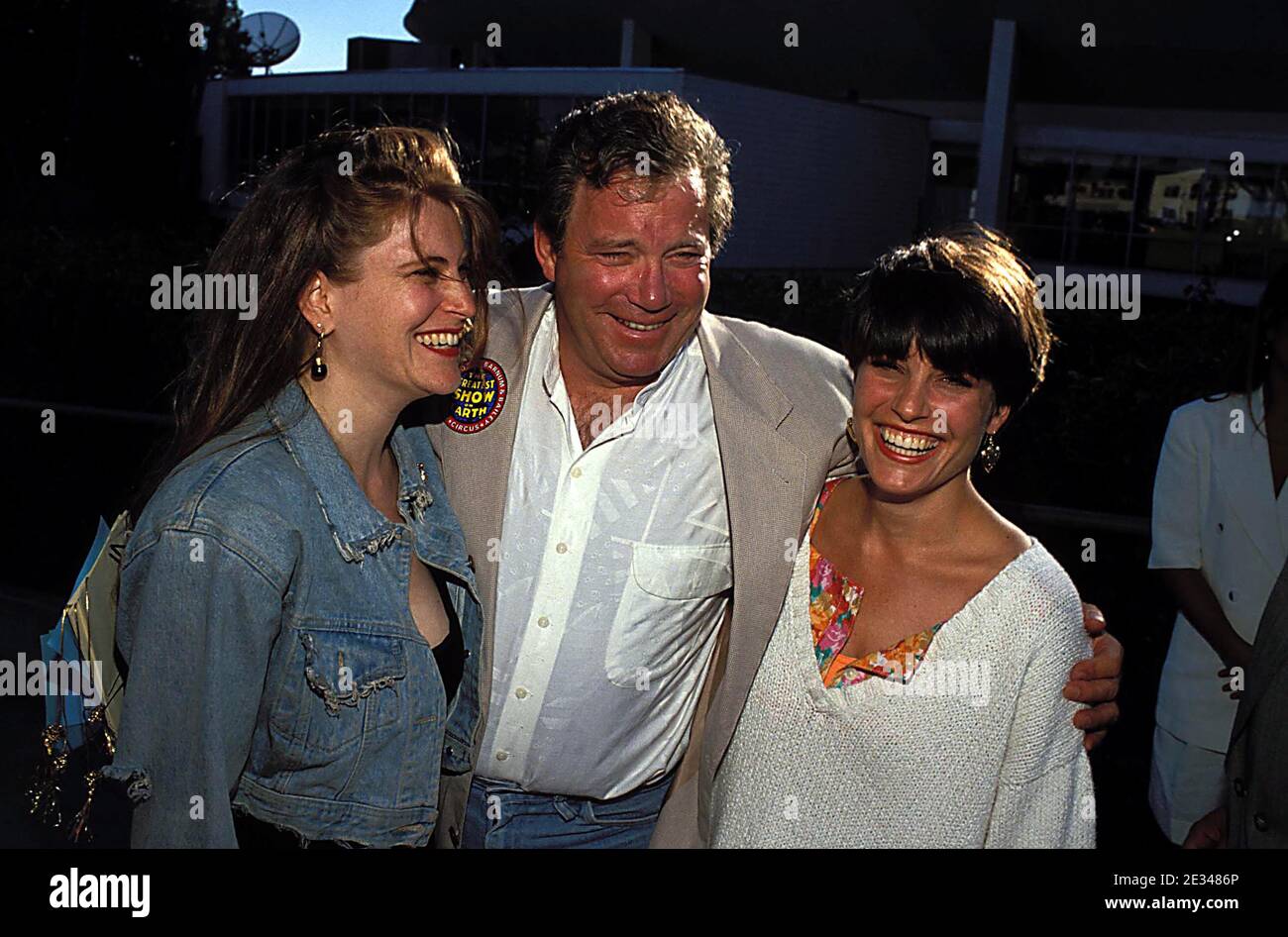 William Shatner with daughters 1992 Credit Ralph Dominguez/MediaPunch
