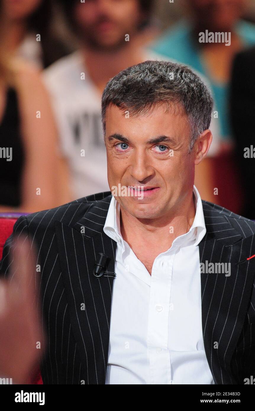 Jean Alesi at the taping of Vivement Dimanche on September 1, 2010 in