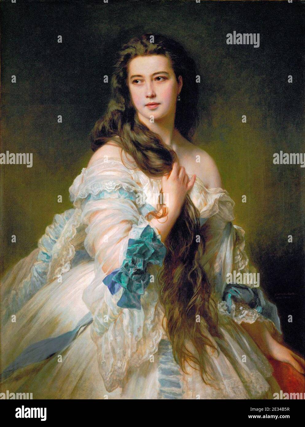 Madame RimskyKorsakov, by Franz Xavier Winterhalter Stock Photo Alamy