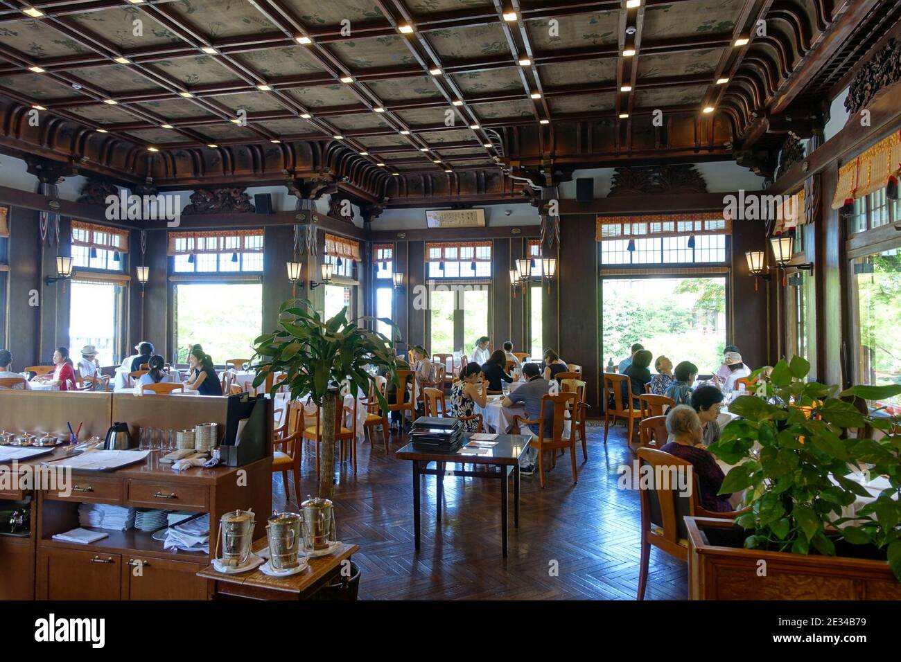 Main Dining Room - Fujiya Hotel - Hakone, Japan Stock Photo - Alamy
