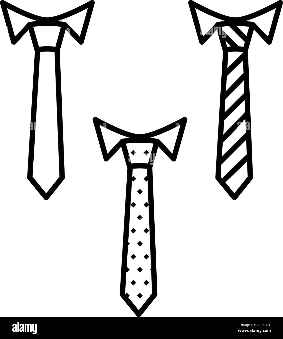 Necktie Outline Clip Art