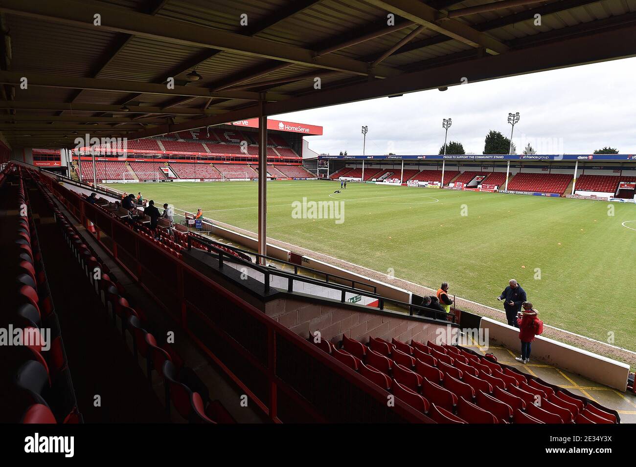 WALSALL, ENGLAND. JAN 16TH: General view of the bescot Stadium during the Sky Bet League 2 match between Walsall and Oldham Athletic at the Banks's Stadium, Walsall on Saturday 16th January 2021. (Credit: Eddie Garvey | MI News) Credit: MI News & Sport /Alamy Live News Stock Photo
