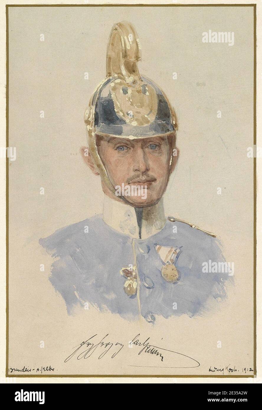 Ludwig Koch Erzherzog Carl Franz Joseph 1912 Stock Photo Alamy