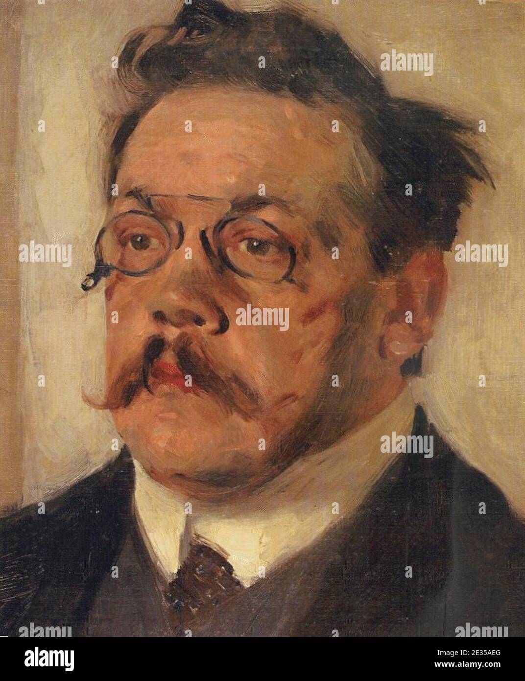 Ludwig thoma karl klimsch1909. Stock Photo