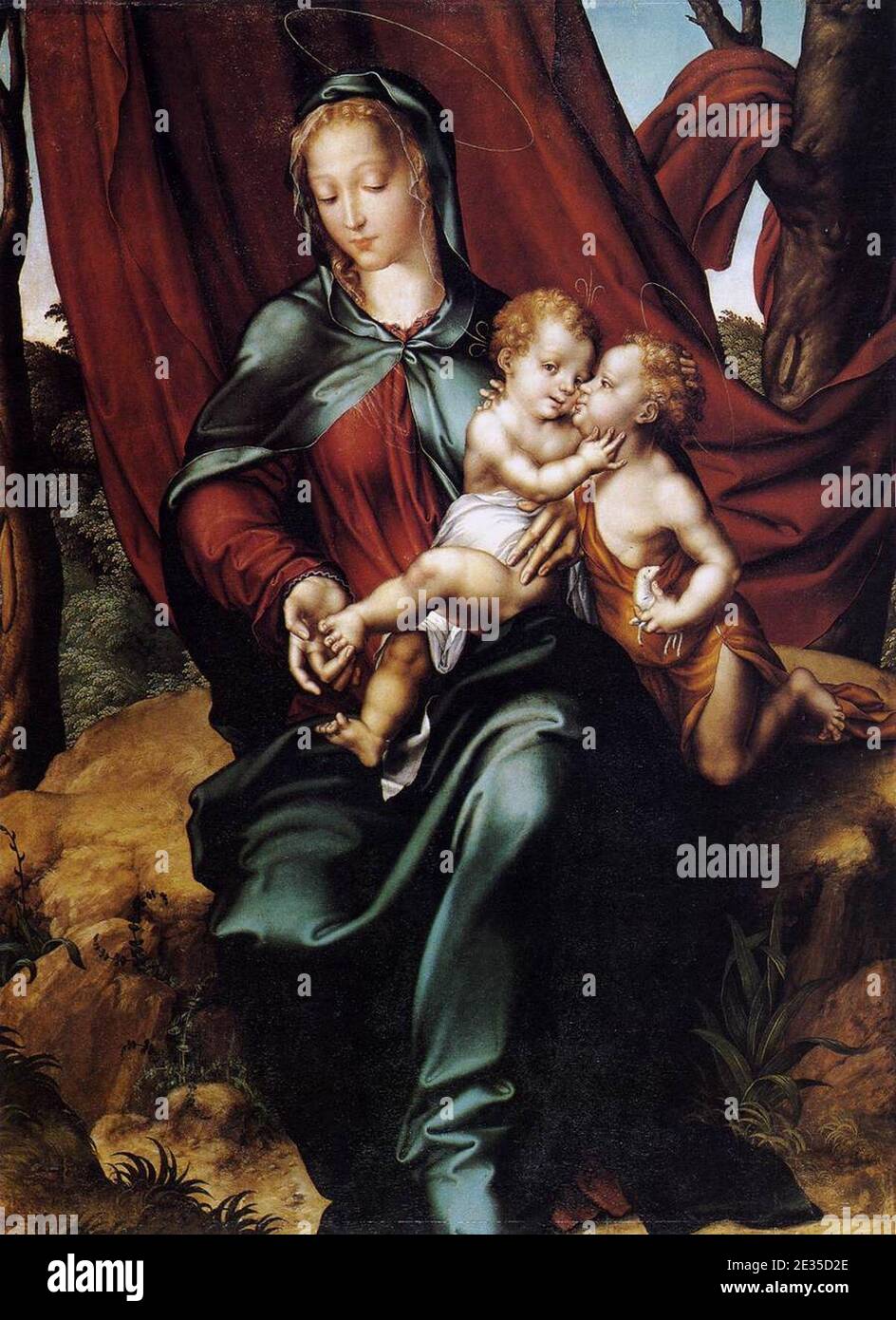 Luis de Morales - Virgin and Child with the Infant St John the Baptist ...