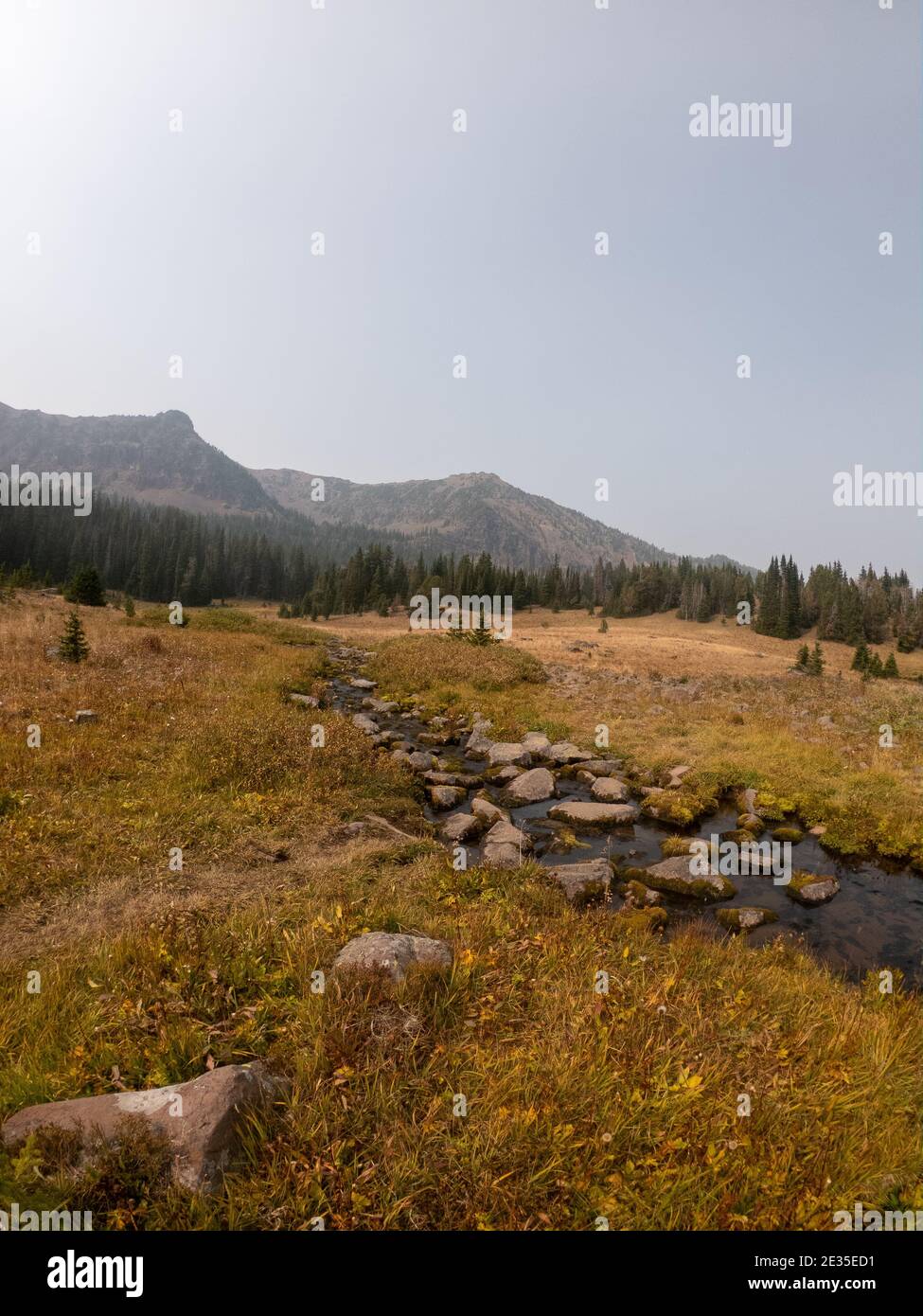 Beautiful shot silhouette mountains hi-res stock photography and images ...