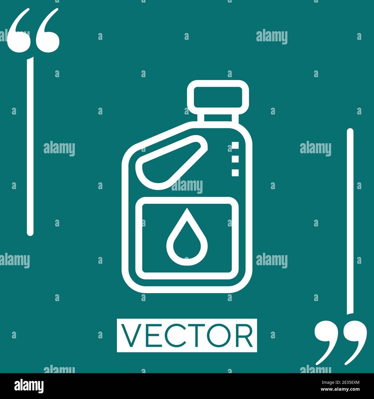 engine vector icon Linear icon. Editable stroke line Stock Vector